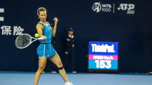 Viktorija Golubic in China im Viertelfinal