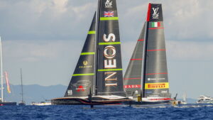 Team Britannia vor Gewinn des Louis Vuitton Cup