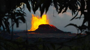 Vulkan Kilauea auf Hawaii ist wieder ausgebrochen