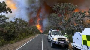 Buschfeuer von der Grösse Singapurs wütet in Australien