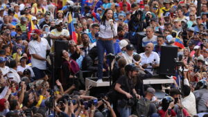 Venezuelas Oppositionsführerin Machado nach Demo entführt